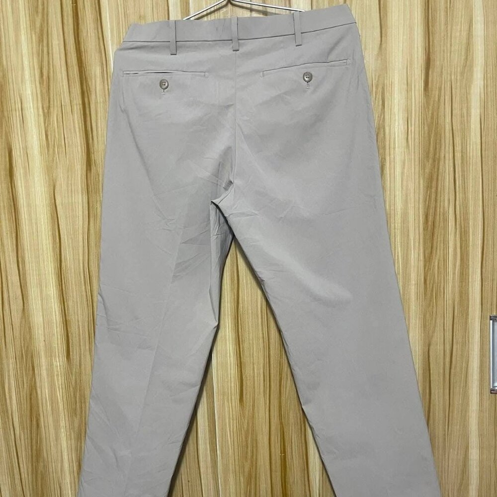 Gray Straight Pants - image 3